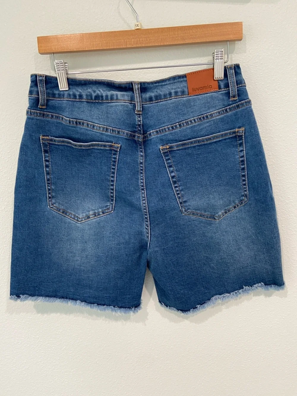 luvamia Jean Shorts for Women Size L